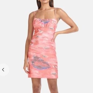 STAUD Bell Dress | Red Island